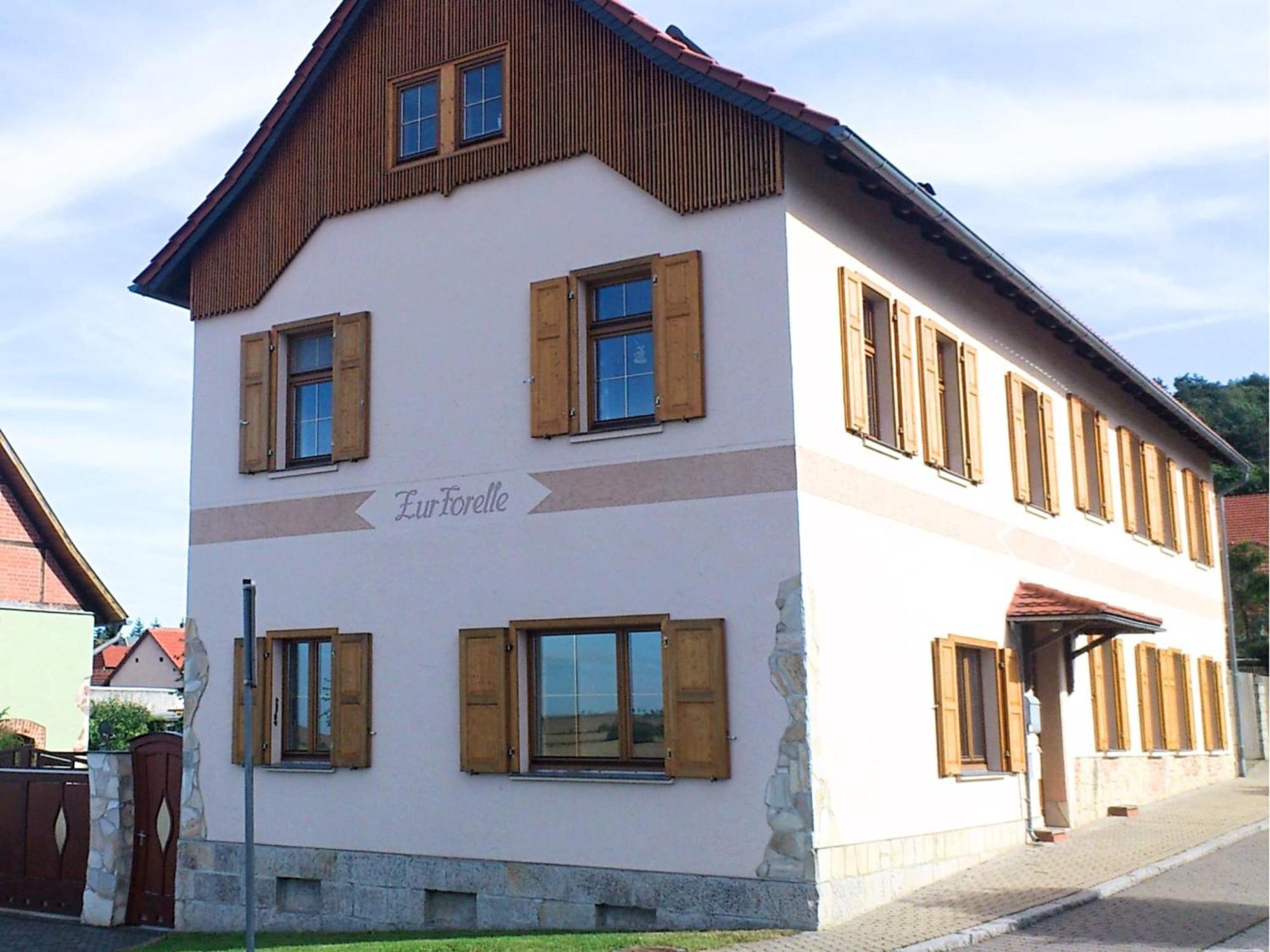 Spacious Apartment With Terrace Zur Forelle Ballenstedt Kültér fotó